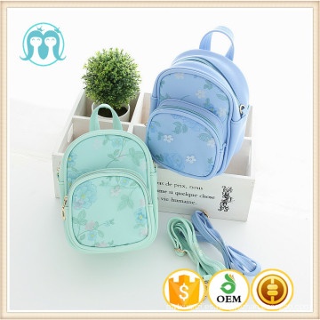 niñas hermosa mini mochila niños bolsas de escuela bolsas de color menta para niños uso de bolsas diarias